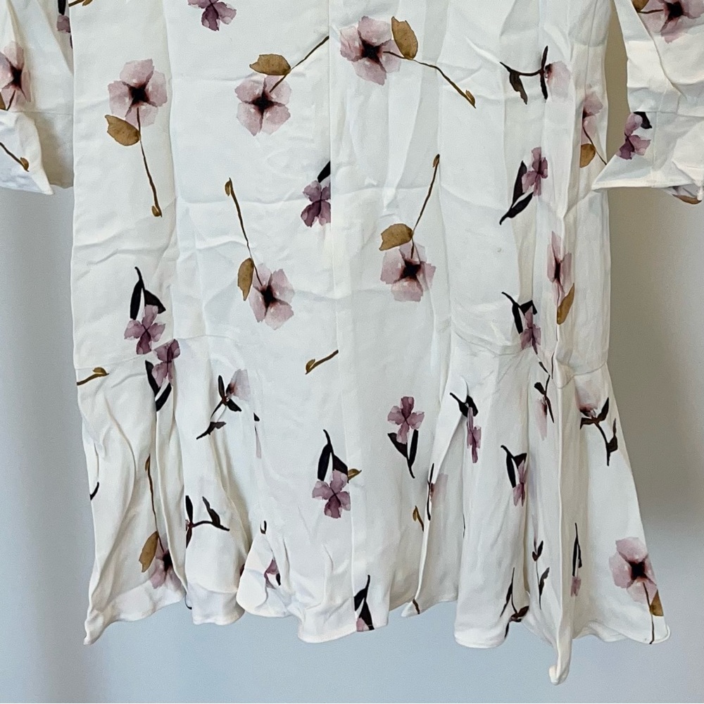 Shoshanna Floral Print Mini Dress Size 6P - Picture 6 of 9
